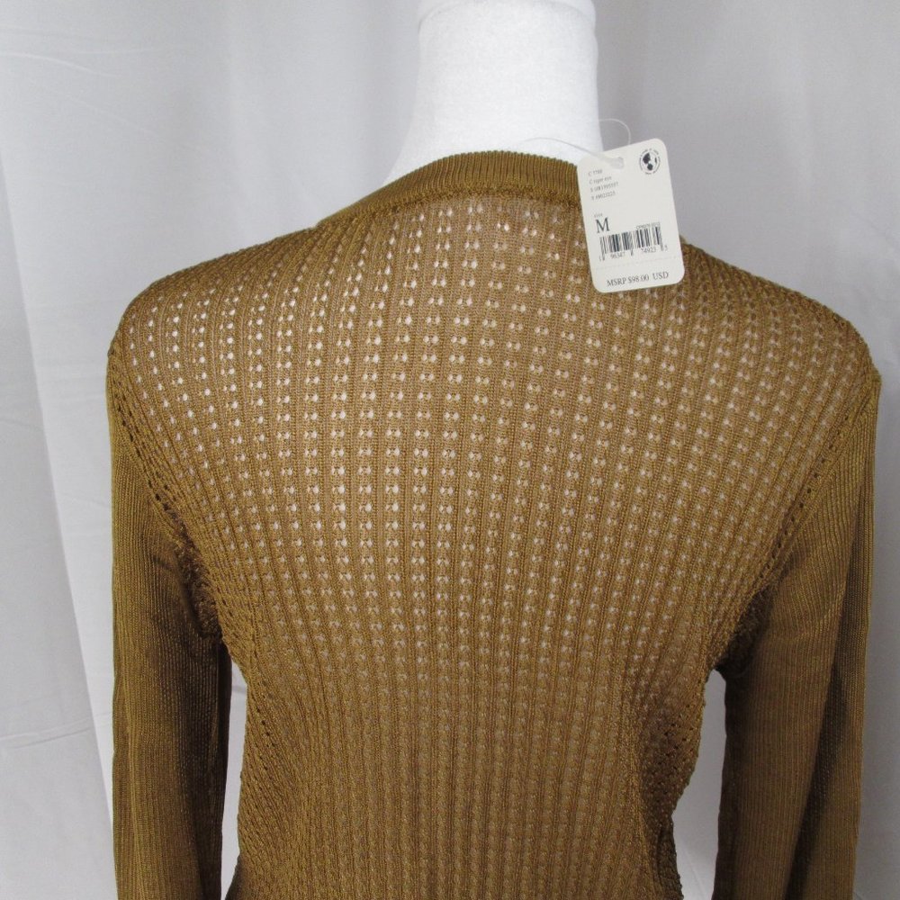 NWT-Free People H2O Crew Pullover Sweater Tiger Eye-M & L also in Black & Jade - Picture 11 of 12